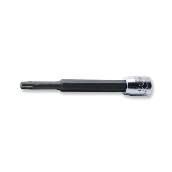 Ko-Ken Bit Socket TORX T27 80mm 1/4 Sq. Drive 2025.80-T27